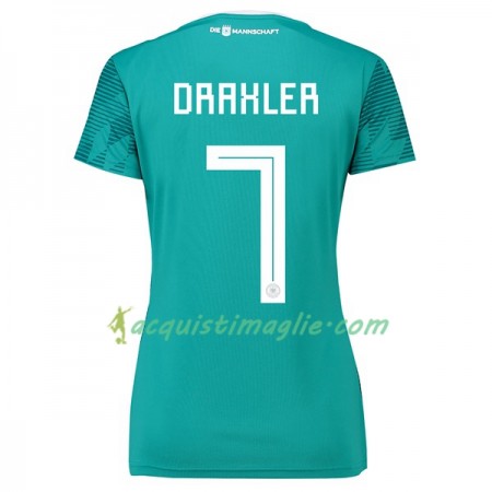 Divisa di Calcio Germania Draxler 7 Donna Trasferta Mondiali 2018